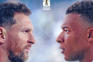 FIFA官方晒照发问:梅西、姆巴佩本届世界杯后,谁会登顶射手榜?